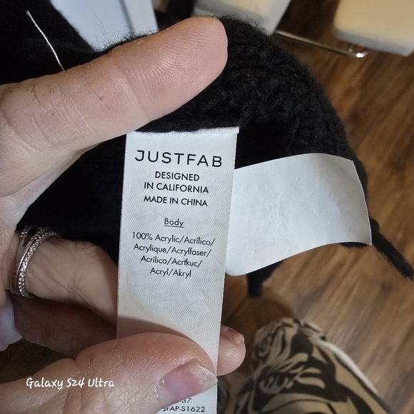 Justfab Long knit cardigan with belt and pockets - Picture 10 of 11